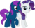 Size: 8000x6400 | Tagged: safe, artist:parclytaxel, rarity, oc, oc:thunder glade, pony, unicorn, g4, .svg available, absurd resolution, alternate hairstyle, commission, female, makeover, male, mare, simple background, smiling, stallion, transparent background, vector