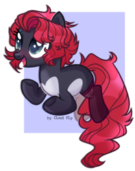 Size: 1433x1819 | Tagged: safe, artist:lazycloud, oc, oc only, earth pony, pony, clothes, female, mare, simple background, socks, solo, transparent background