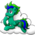 Size: 1500x1500 | Tagged: safe, artist:daromius, oc, oc only, oc:gale twister, pegasus, pony, cloud, male, prone, simple background, solo, stallion, transparent background