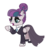 Size: 1608x1668 | Tagged: safe, artist:spectrumnightyt, oc, oc only, oc:monochrome, pegasus, pony, base used, clothes, female, fluttergoth, mare, offspring, parent:inky rose, parent:starstreak, simple background, solo, transparent background
