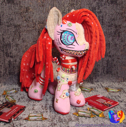 Size: 2222x2253 | Tagged: safe, artist:1stastrastudio, oc, oc:candymare, pony, fanfic:something sweet to bite, candies, candy, candy mare, chocolate, eldritch horror, food, high res, irl, photo, plushie, solo