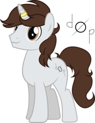 Size: 2511x3247 | Tagged: safe, artist:duskthebatpack, oc, oc only, oc:metronome circuit, pony, unicorn, commission, high res, horn, horn ring, male, simple background, solo, stallion, transparent background, vector