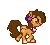 Size: 110x100 | Tagged: safe, artist:anonycat, oc, oc only, oc:chilenia, pony, animated, chile, desktop ponies, nation ponies, pixel art, ponified, simple background, solo, sprite, transparent background, trotting, walking