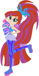 Size: 326x643 | Tagged: safe, artist:pupkinbases, artist:user15432, fairy, human, equestria girls, g4, barely eqg related, base used, bloom (winx club), blue wings, clothes, crossover, equestria girls style, equestria girls-ified, fairy wings, fins, hasbro, hasbro studios, humanized, rainbow s.r.l, shoes, sirenix, solo, winged humanization, wings, winx club