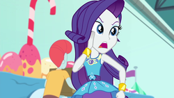 Size: 1920x1080 | Tagged: safe, screencap, rarity, equestria girls, equestria girls specials, g4, my little pony equestria girls: better together, my little pony equestria girls: rollercoaster of friendship, background human, female, geode of shielding, rarity peplum dress