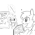 Size: 1280x1280 | Tagged: safe, artist:tjpones, big macintosh, rarity, earth pony, pony, unicorn, g4, apple, black and white, chalkboard, fancy mathematics, female, food, freckles, glowing horn, grayscale, horn, levitation, lineart, magic, math, monochrome, telekinesis