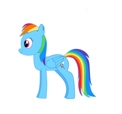 Size: 2313x2162 | Tagged: safe, artist:thejuxtaposedjinty, rainbow dash, pony, g4, female, high res, mare, simple background, solo, vector, white background