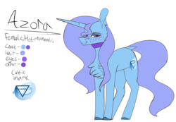 Size: 1982x1369 | Tagged: safe, artist:sweetmelon556, oc, oc only, oc:azora, pony, unicorn, female, mare, reference sheet, simple background, solo, transparent background