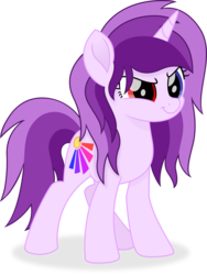 Size: 8852x11769 | Tagged: safe, artist:cirillaq, oc, oc only, oc:purple eye, pony, unicorn, absurd resolution, female, mare, simple background, solo, transparent background, vector