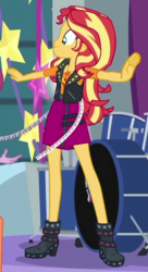 Size: 380x697 | Tagged: safe, screencap, sunset shimmer, equestria girls, equestria girls series, g4, rollercoaster of friendship, cropped, female, solo