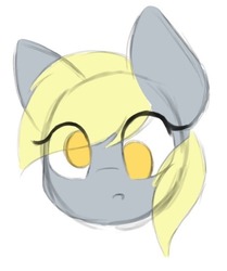 Size: 421x504 | Tagged: safe, artist:wholesomedoe, derpy hooves, pony, g4, female, mare, solo