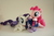 Size: 1600x1067 | Tagged: safe, artist:yukamina-plushies, pinkie pie, rarity, twilight sparkle, earth pony, pony, unicorn, g4, beanie (plushie), female, horn, irl, mare, photo, plushie, prone, trio