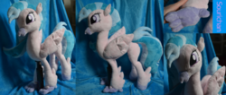 Size: 4000x1688 | Tagged: safe, artist:sourichan, silverstream, classical hippogriff, hippogriff, g4, cute, diastreamies, irl, photo, plushie