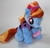 Size: 1500x1447 | Tagged: safe, artist:yukamina-plushies, turf, earth pony, pony, g4, clothes, female, irl, mare, photo, plushie, sitting, solo