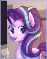 Size: 1186x1500 | Tagged: safe, artist:wintah33, starlight glimmer, pony, unicorn, g4, female, looking at you, mare, solo