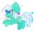 Size: 311x278 | Tagged: safe, artist:mintoria, oc, oc only, oc:tickle, earth pony, pony, chibi, female, mare, pixel art, simple background, solo, transparent background