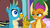 Size: 1280x720 | Tagged: safe, screencap, gallus, silverstream, smolder, griffon, g4, what lies beneath, fgsfds