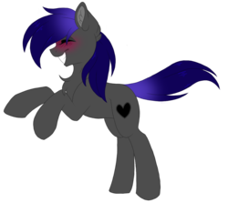 Size: 1095x977 | Tagged: safe, artist:melodytheartpony, oc, oc only, earth pony, pony, blushing, eyes closed, female, happy, redraw, simple background, solo, transparent background