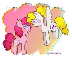 Size: 1500x1200 | Tagged: safe, artist:dashiecool, pinkie pie, surprise, pony, g4, simple background, tongue out, transparent background