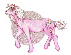 Size: 1280x992 | Tagged: safe, artist:animagicworld, pinkie pie (g3), pony, g3, female, solo