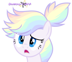 Size: 2040x1751 | Tagged: safe, artist:diamond-chiva, oc, oc only, pony, bust, female, looking at you, mare, multicolored hair, portrait, simple background, solo, transparent background