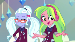 Size: 1280x718 | Tagged: safe, screencap, lemon zest, sugarcoat, equestria girls, equestria girls specials, g4, my little pony equestria girls: dance magic