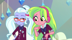 Size: 1280x718 | Tagged: safe, screencap, lemon zest, sugarcoat, equestria girls, equestria girls specials, g4, my little pony equestria girls: dance magic