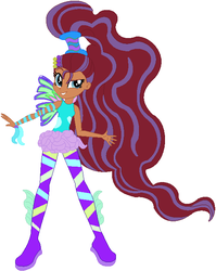 Size: 538x677 | Tagged: safe, artist:pupkinbases, artist:user15432, fairy, human, equestria girls, g4, aisha, barely eqg related, base used, clothes, crossover, equestria girls style, equestria girls-ified, fairy wings, fins, hasbro, hasbro studios, humanized, layla, rainbow s.r.l, shoes, sirenix, solo, winged humanization, wings, winx club