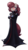 Size: 1284x2295 | Tagged: safe, artist:helixjack, oc, oc:latch, vampire, vampony, anthro, anthro oc, cape, clothes, latex, red eyes, simple background, white background