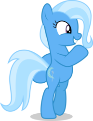 Size: 5000x6483 | Tagged: safe, artist:luckreza8, trixie, pony, unicorn, g4, my little pony: friendship is magic, road to friendship, .svg available, absurd resolution, belly, bipedal, female, mare, moonwalk, simple background, transparent background, vector