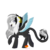 Size: 5000x5000 | Tagged: safe, artist:demonwolfspirit, oc, oc:inky, pegasus, pony, absurd resolution, jewelry, pretty, simple background, transparent background, wings