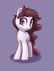 Size: 3000x4000 | Tagged: safe, artist:lilfunkman, oc, oc only, oc:swan song, pony, cute, simple background, smiling, solo