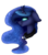 Size: 2500x2860 | Tagged: safe, artist:czywko, artist:sugarynoodle, princess luna, alicorn, pony, g4, bust, collaboration, digital art, female, glowing eyes, high res, open collaboration, portrait, simple background, solo, stars, transparent background