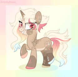 Size: 2903x2852 | Tagged: safe, artist:dreamyeevee, oc, oc only, pony, high res, solo