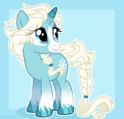 Size: 4888x4694 | Tagged: safe, artist:dreamyeevee, oc, oc only, oc:snow spell, pony, absurd resolution, not elsa, solo