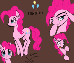 Size: 800x680 | Tagged: safe, artist:casualcolt, pinkie pie, earth pony, pony, g4, female, mare, smiling, solo, surprised