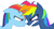 Size: 1024x558 | Tagged: safe, artist:loladreamteam, artist:rainbow15s, rainbow dash, pegasus, pony, g4, secrets and pies, the washouts (episode), angry, base used, duality, duo, duo female, evil pie hater dash, fangs, female, gritted teeth, i can't believe it's not hasbro studios, mare, multeity, self ponidox, show accurate, simple background, white background