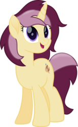 Size: 5000x8093 | Tagged: safe, artist:pilot231, oc, oc only, oc:lannie lona, pony, unicorn, absurd resolution, female, mare, movie accurate, simple background, solo, transparent background, vector