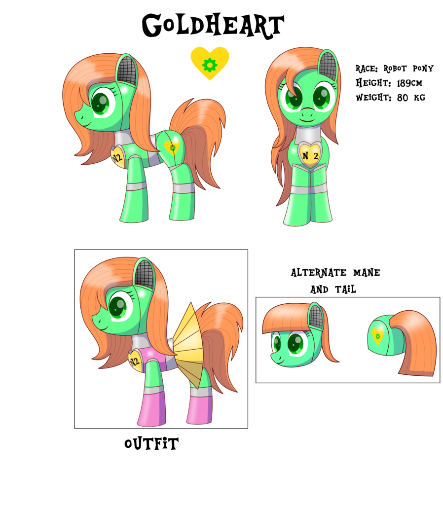 1841875 Safe Artist Trackheadtherobopony Oc Oc Only Oc Goldheart