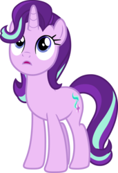 Size: 3000x4383 | Tagged: safe, starlight glimmer, pony, g4, the parent map, female, full body, looking up, simple background, solo, transparent background, vector