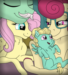 Size: 7541x8339 | Tagged: safe, artist:faitheverlasting, fluttershy, gentle breeze, posey shy, zephyr breeze, pegasus, pony, g4, absurd resolution, baby, baby pony, colt, cute, daaaaaaaaaaaw, family, female, filly, filly fluttershy, male, shyabetes, younger, zephyrbetes