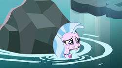 Size: 1280x720 | Tagged: safe, screencap, silverstream, g4, what lies beneath, adorable distress, crying, cute, diastreamies, female, solo