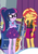 Size: 375x540 | Tagged: safe, screencap, sci-twi, sunset shimmer, twilight sparkle, equestria girls, equestria girls specials, g4, my little pony equestria girls: better together, my little pony equestria girls: rollercoaster of friendship, clothes, cropped, crossed arms, duo focus, eyes closed, female, geode of empathy, geode of telekinesis, glasses, jacket, ponytail, skirt