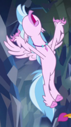 Size: 263x466 | Tagged: safe, screencap, silverstream, classical hippogriff, hippogriff, g4, what lies beneath, cropped, solo focus