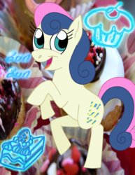 Size: 400x518 | Tagged: safe, artist:skunkynoid, bon bon, sweetie drops, earth pony, pony, g4, female, solo