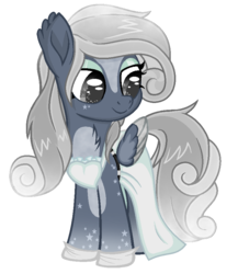 Size: 765x883 | Tagged: safe, artist:angelofthewisp, oc, oc only, pegasus, pony, clothes, dress, female, mare, simple background, solo, transparent background