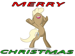Size: 1280x960 | Tagged: safe, artist:sintakhra, mjölna, earth pony, pony, ask sandy pony, g4, female, mare, merry christmas, solo