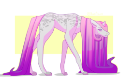 Size: 1022x661 | Tagged: safe, artist:panatee, oc, oc only, pony, unicorn, female, magical lesbian spawn, mare, offspring, parent:fluttershy, parent:rarity, parents:flarity, simple background, solo, transparent background