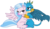 Size: 8833x5160 | Tagged: safe, artist:ejlightning007arts, gallus, silverstream, classical hippogriff, griffon, hippogriff, g4, what lies beneath, absurd resolution, cute, diastreamies, duo, female, gallabetes, hug, male, paws, ship:gallstream, shipping, silverstream hugs gallus, simple background, straight, transparent background, vector, wings