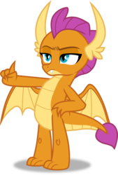 Size: 2054x3033 | Tagged: safe, artist:frownfactory, smolder, dragon, g4, what lies beneath, .svg available, dragoness, female, high res, horns, simple background, solo, svg, transparent background, vector, wings